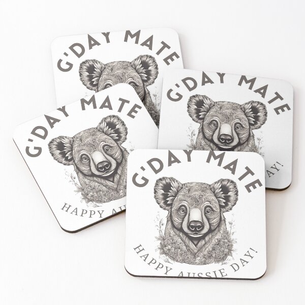 Item preview, Happy Australia Day Australia Pride Good day mate designed and sold by CyberArtistOne.