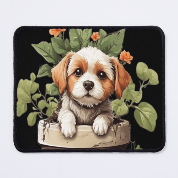 Item preview, Puppy in a pot  designed and sold by HendAhabib.
