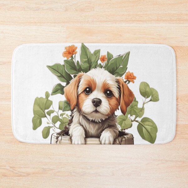 Item preview, Puppy in a pot  designed and sold by HendAhabib.