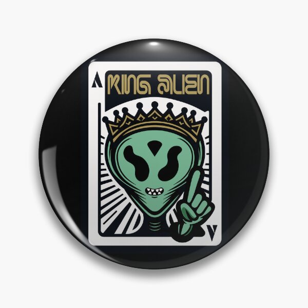 Item preview, King Alien Card designed and sold by akaajoficial.
