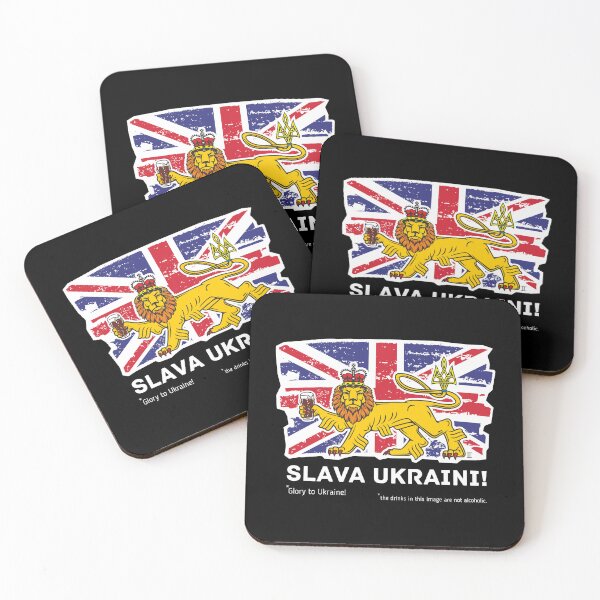 Item preview,  Слава Україні! Glory to Ukraine! ( UK! )(dark background) designed and sold by sarabeevart.