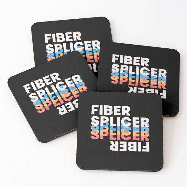 Item preview, Fiber Splicer funky and retro vibe design designed and sold by ekclothings.