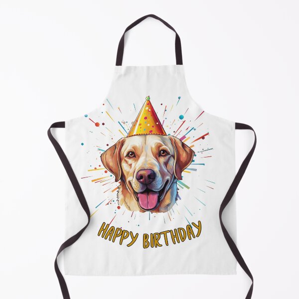 Item preview, Birthday Labrador Gold - Happy Birthday! designed and sold by wotsthis.
