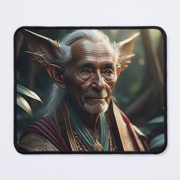 Item preview, Elder of the Jungle Elf Realm | AI Art designed and sold by marjessas-world.