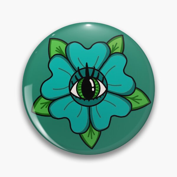 Item preview, Teal All Seeing Flower designed and sold by Clayallday.