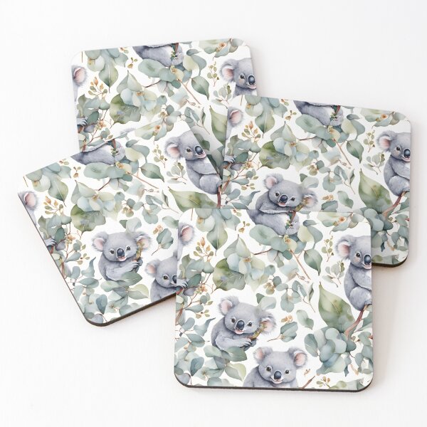 Item preview, Eucalyptus and Koalas Pattern designed and sold by HOMETOWN86.