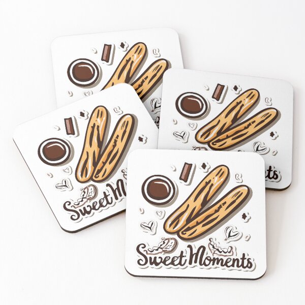 Item preview, Sweet Moments - Churros & Chocolate Sketch designed and sold by NiftyWrx.