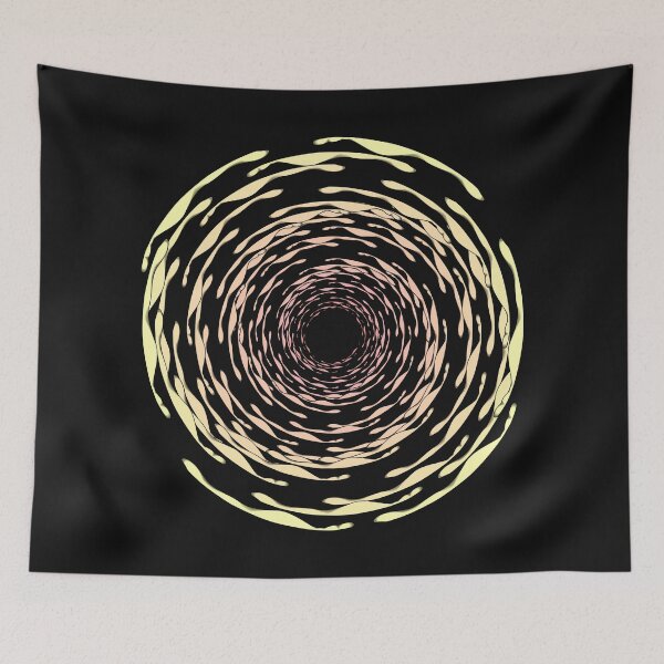 Item preview, Whirlpool fireball mandala designed and sold by m-yoga-store.