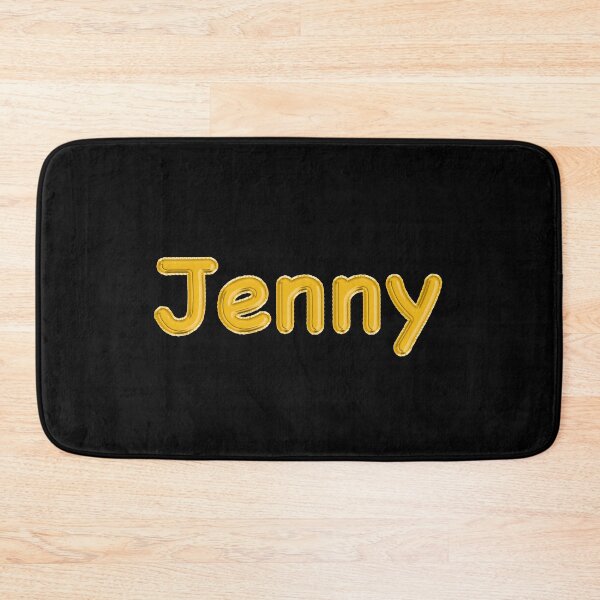 Item preview, Golden Balloon Jenny Name Label (Black) designed and sold by NormadWorld.