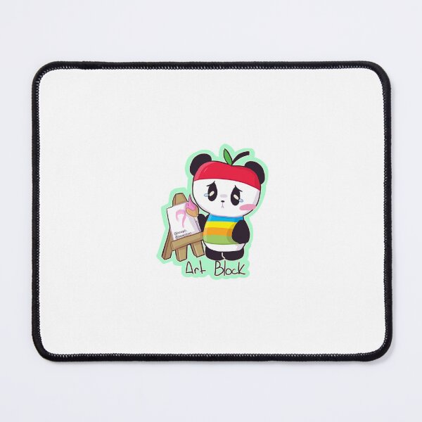 Item preview, Art Block Pandapple Sticker designed and sold by Keopiiart.