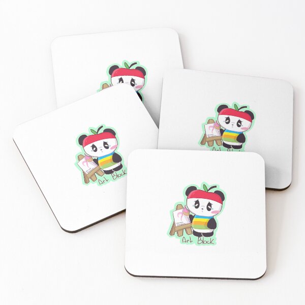 Item preview, Art Block Pandapple Sticker designed and sold by Keopiiart.