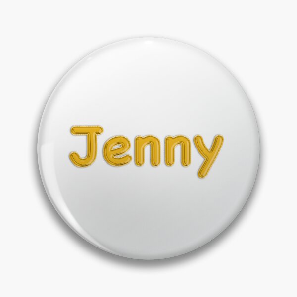 Item preview, Golden Balloon Jenny Name Label designed and sold by NormadWorld.