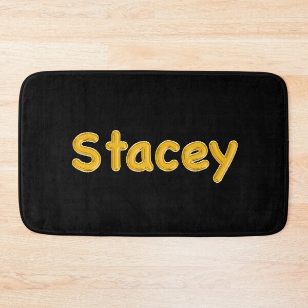 Item preview, Golden Balloon Stacey Name Label (Black) designed and sold by NormadWorld.