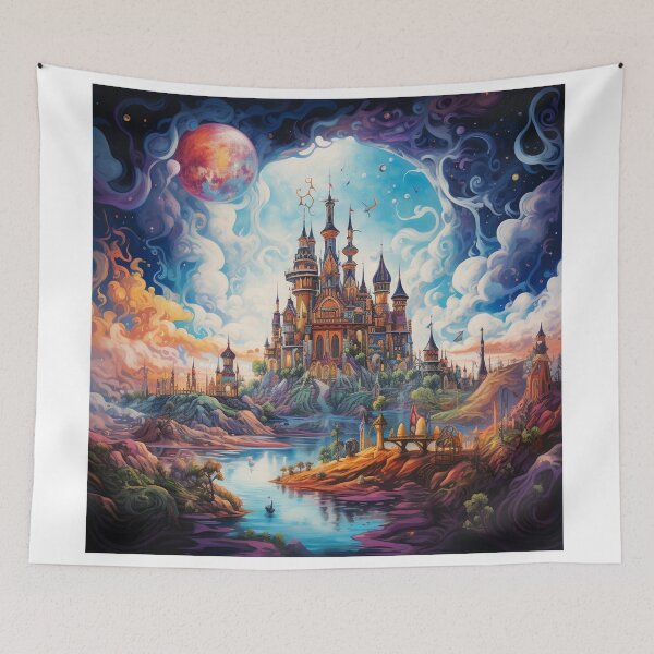 Item preview, Enchanted Moonlit Kingdom designed and sold by Trustnotprinces.