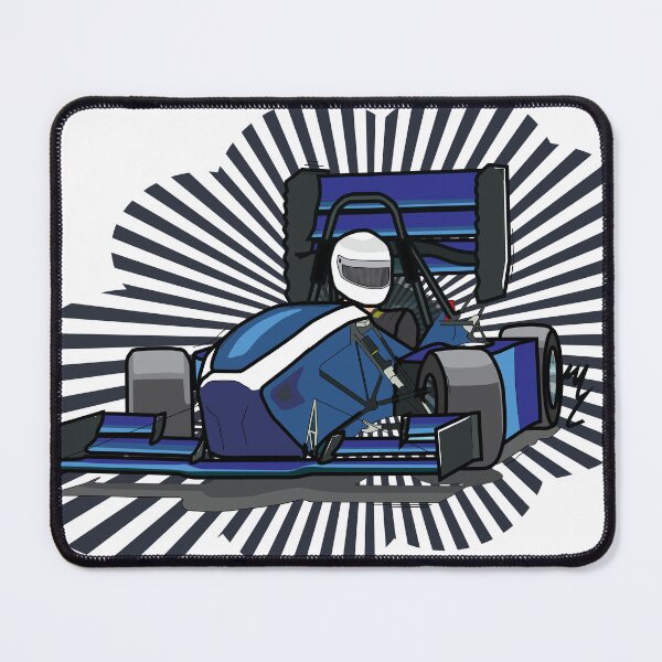 Item preview, Formula Student with striped blue background designed and sold by FSAEdesign.