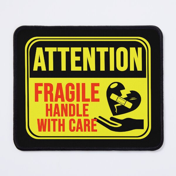 Item preview, Fragile Handle With Care Broken Heart designed and sold by MarkMySign.