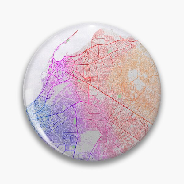 Item preview, Luanda City Map of Angola - Colorful designed and sold by deMAP.
