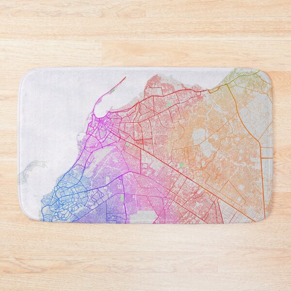 Item preview, Luanda City Map of Angola - Colorful designed and sold by deMAP.