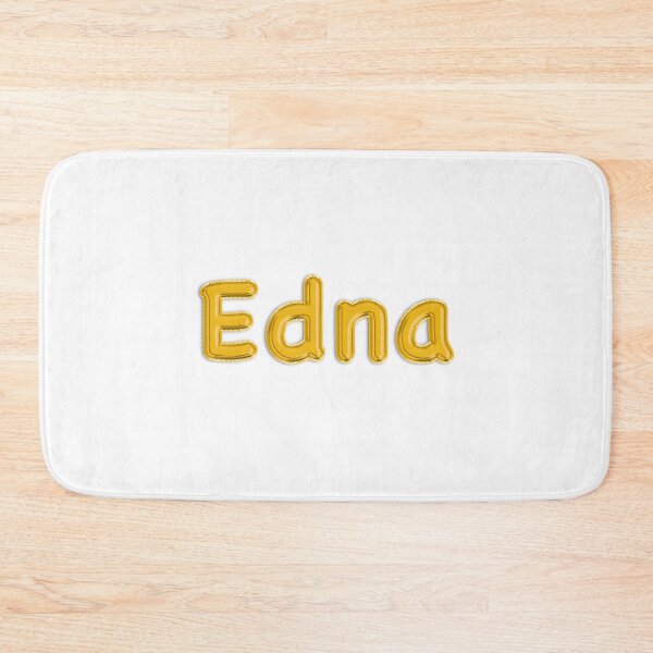 Item preview, Golden Balloon Edna Name Label designed and sold by NormadWorld.
