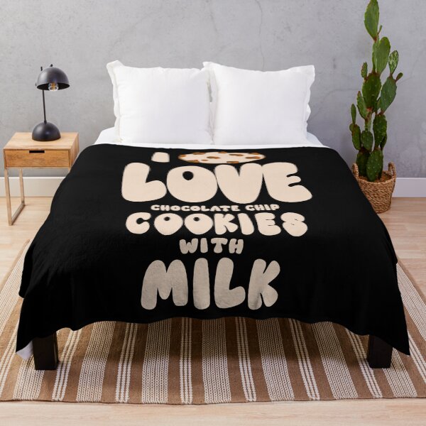 Item preview, I love chocolate chip cookies - milk designed and sold by vibeno1.