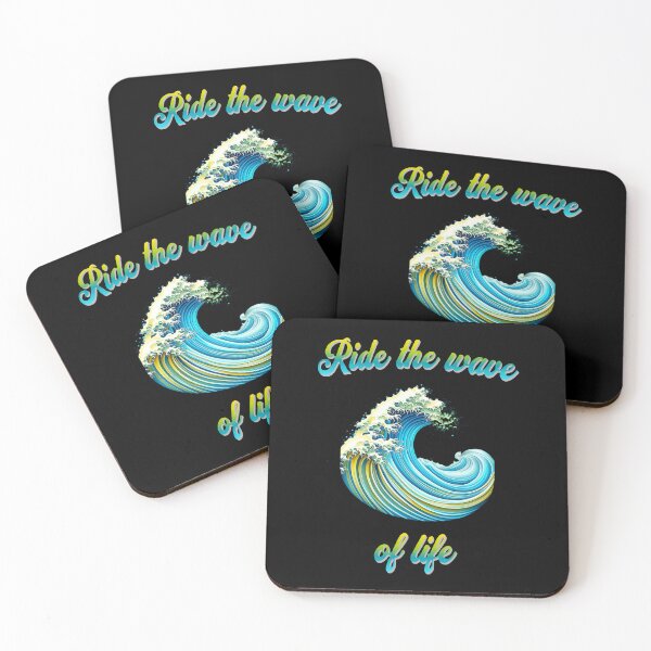 Item preview, Ride the wave of life. Saying in English - makes sense designed and sold by Pflugart.