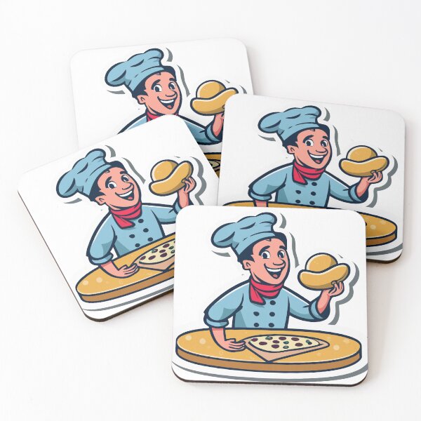 Item preview, Italian Chef Pizza Toss Cartoon designed and sold by NiftyWrx.