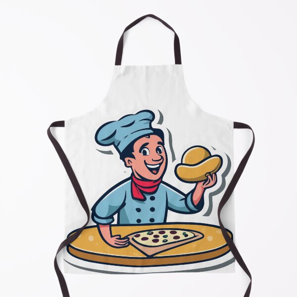 Item preview, Italian Chef Pizza Toss Cartoon designed and sold by NiftyWrx.