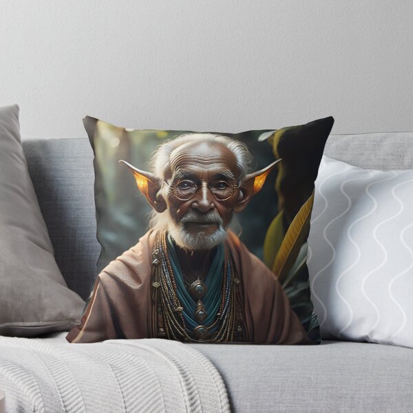 Item preview, Wise Elder of the Jungle Elf Kingdom | AI Art designed and sold by marjessas-world.