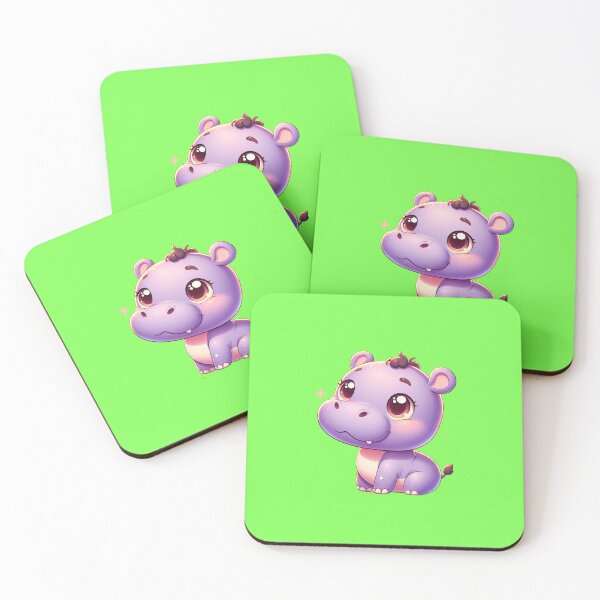 Item preview, Adorable Little Hippo designed and sold by DigiDreamyArt.