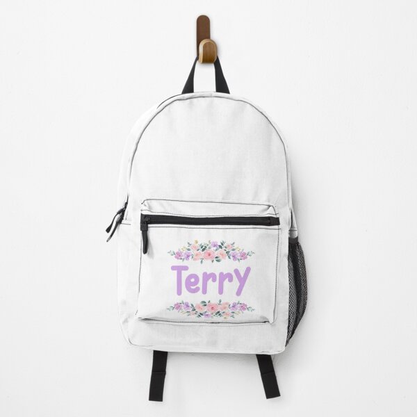 Item preview, Purple Flower Terry Name Label designed and sold by NormadWorld.
