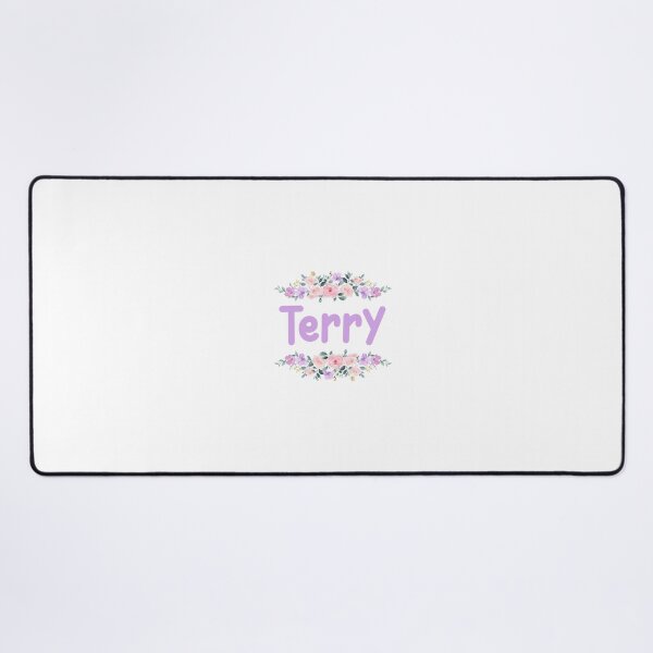 Item preview, Purple Flower Terry Name Label  designed and sold by NormadWorld.