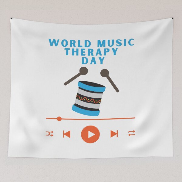 Item preview, World Music Therapy Day designed and sold by Simo0455.