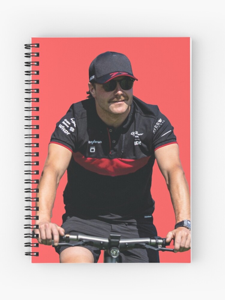 Valtteri Bottas F1 Driver on a Bike Alfa F1 Team Zhou Guanyu Teammate  Journal