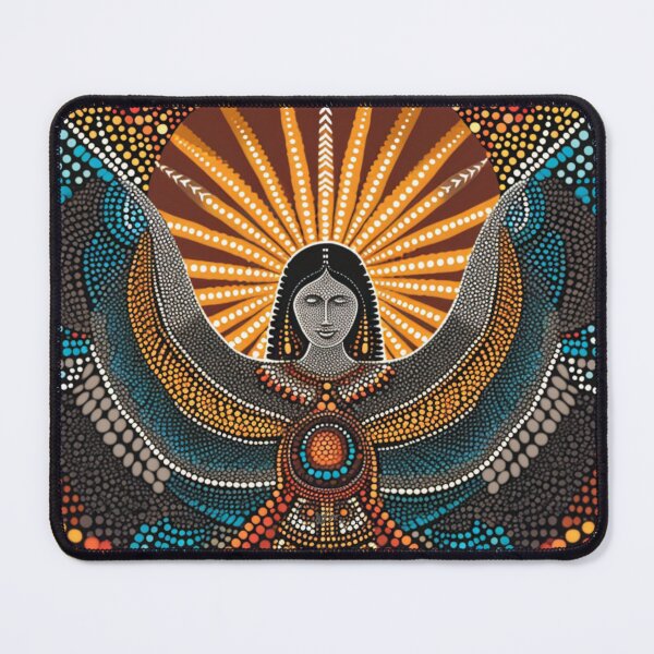 Item preview, Aboriginal Dot Art Angel - Spiritual Guardian Artwork designed and sold by Nicholas Panek.