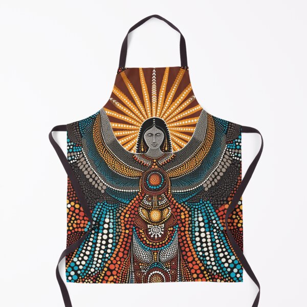 Item preview, Aboriginal Dot Art Angel - Spiritual Guardian Artwork designed and sold by Nicholas Panek.