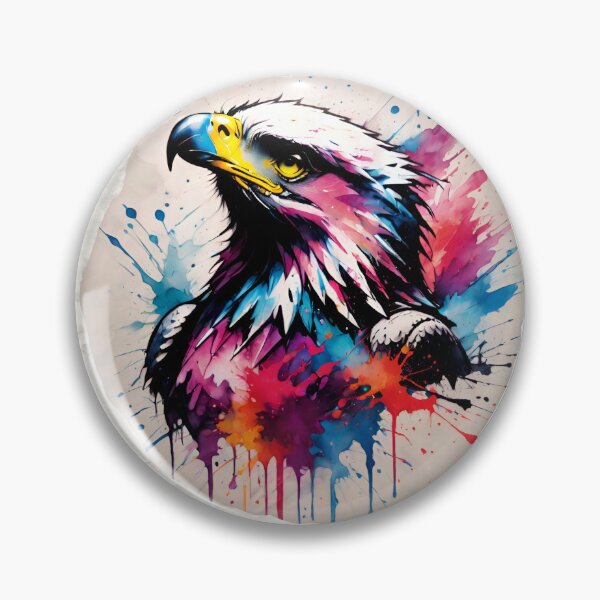 Item preview, Eagle Paint Splash Artwork  designed and sold by BotunPeony.