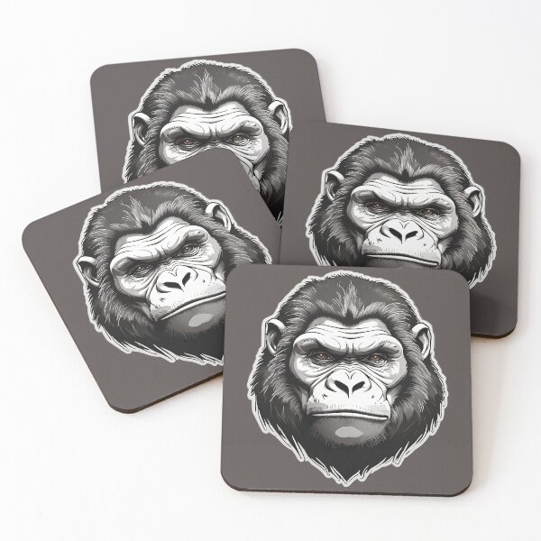 Item preview, Cute black gorilla designed and sold by Promarkets.