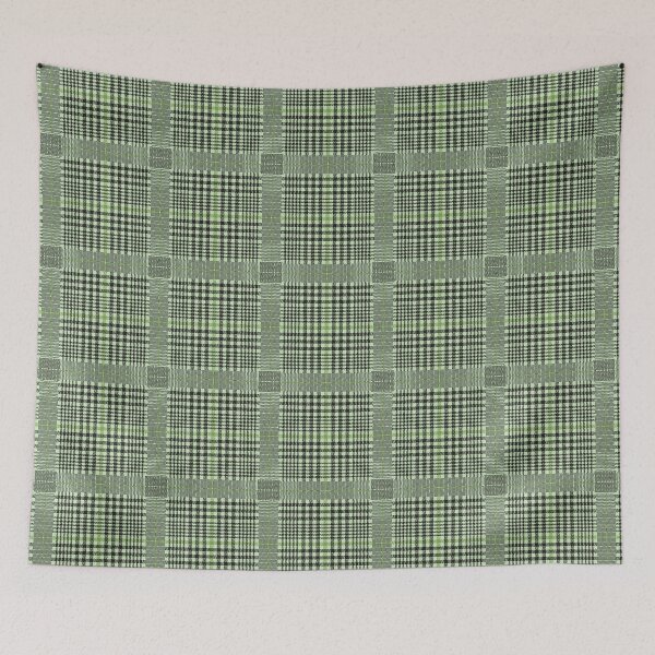 Item preview, Kopie von Kopie von irregular gingham pattern in blue, pink and yellow designed and sold by colorofmagic.