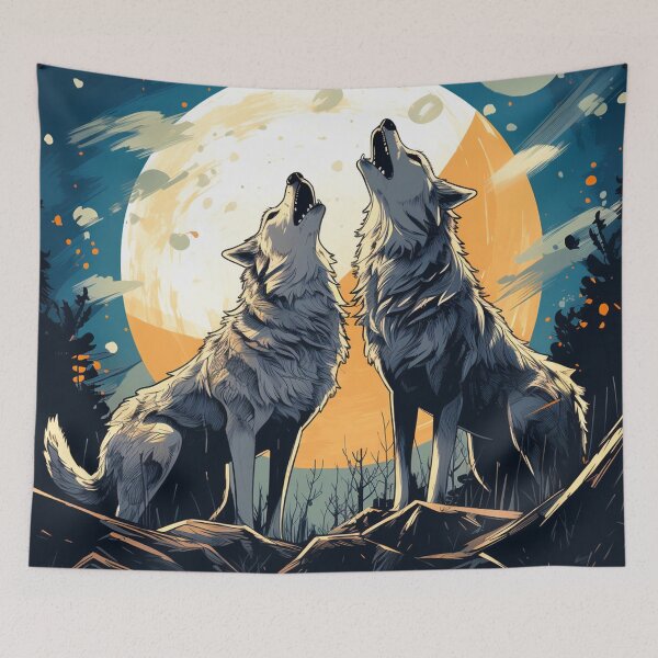 Item preview, Twilight Serenade of the Timberwolves designed and sold by dungeonwarriors.