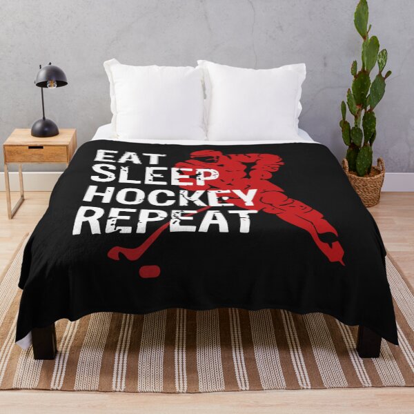 Item preview, Eat Sleep Hockey Repeat Youth Ice Hockey designed and sold by Pitchou07.