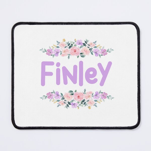 Item preview, Purple Flower Finley Name Label designed and sold by NormadWorld.