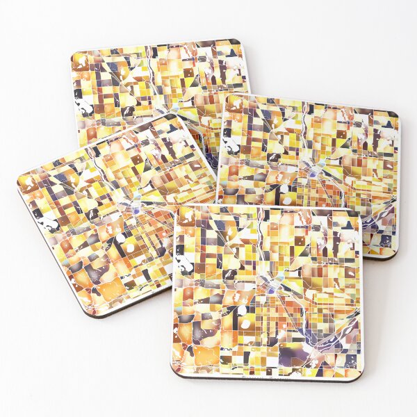 Item preview, Minneapolis Minnesota City Map - Golden Yellow designed and sold by StylishStacks.