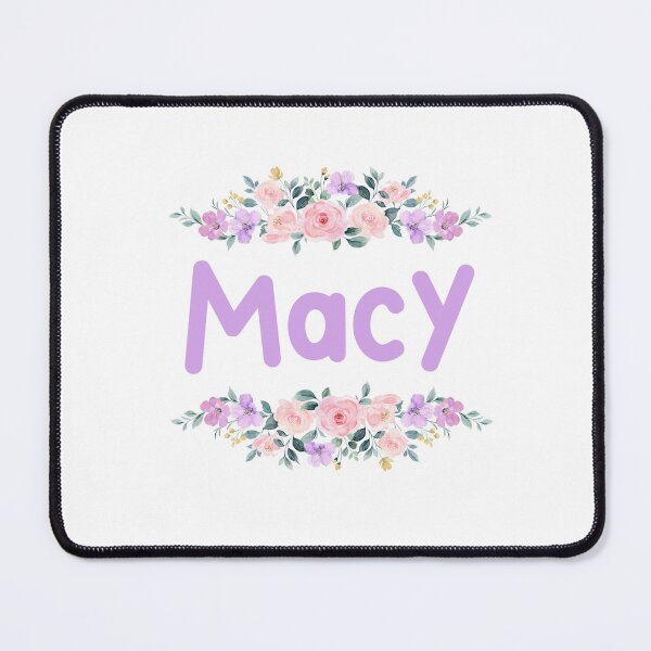 Item preview, Purple Flower Macy Name Label designed and sold by NormadWorld.