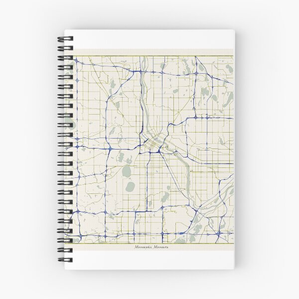 Item preview, Minneapolis Minnesota City Map - Hand-Drawn designed and sold by StylishStacks.