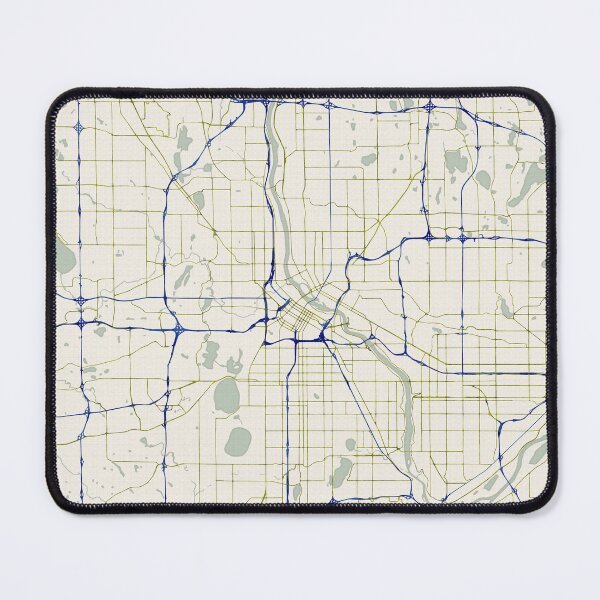 Item preview, Minneapolis Minnesota City Map - Hand-Drawn designed and sold by StylishStacks.