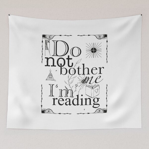 Item preview, Do not bother me, I ´m reading designed and sold by visualmonsters.