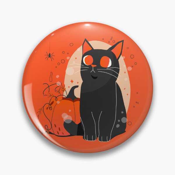 Item preview, Curious Whiskers: Black Cat & Spider Collection designed and sold by Wise-Geek.