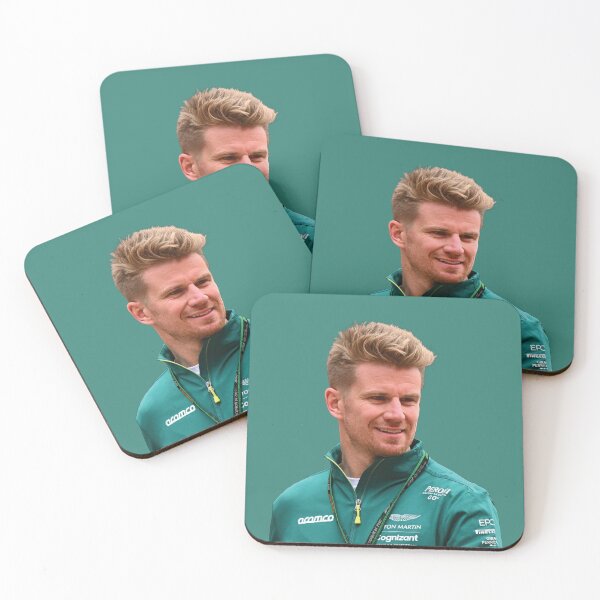 Item preview, Nico Hulkenberg F1 Driver in Aston Martin F1 Team Kit Kevin Magnussen Teammate designed and sold by FormulaGTee1.