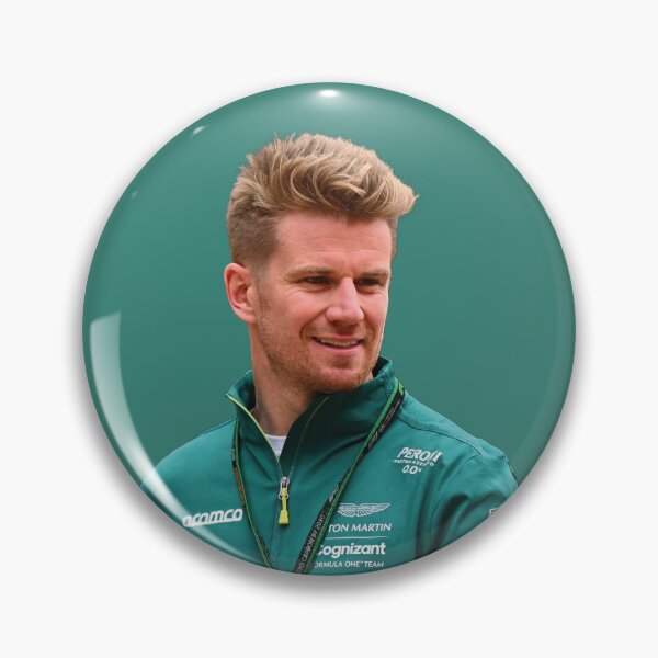 Item preview, Nico Hulkenberg F1 Driver in Aston Martin F1 Team Kit Kevin Magnussen Teammate designed and sold by FormulaGTee1.