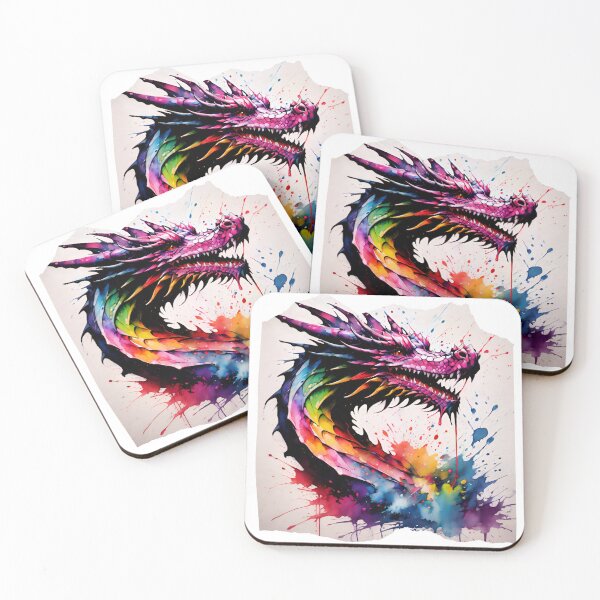 Item preview, Dragon Paint Splash Artwork  designed and sold by BotunPeony.